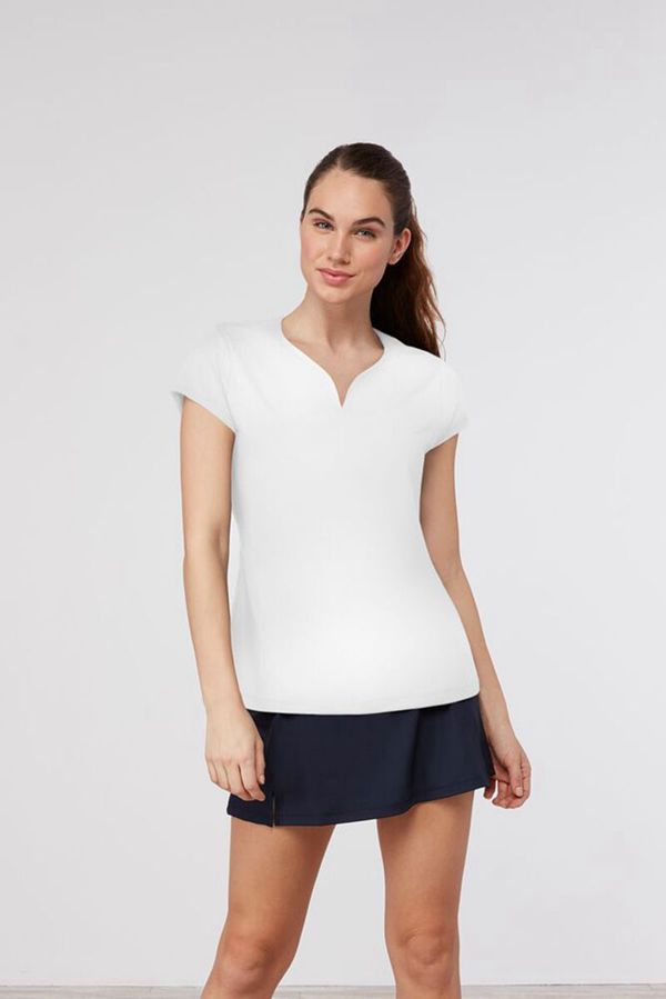 Tops Fila Mujer Blancas - Cap Sleeve - España 253706CEA